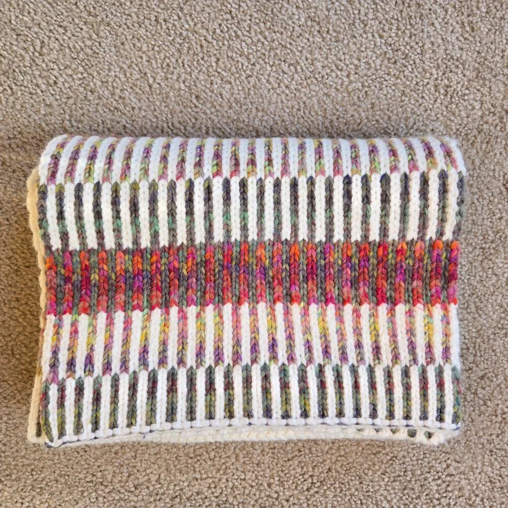 NWT Anthro Scarf Thick Colorful